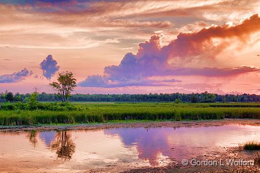 The Swale At Sunset_25836-7.jpg - Photographed along the Rideau Canal Waterway at Smiths Falls, Ontario, Canada.